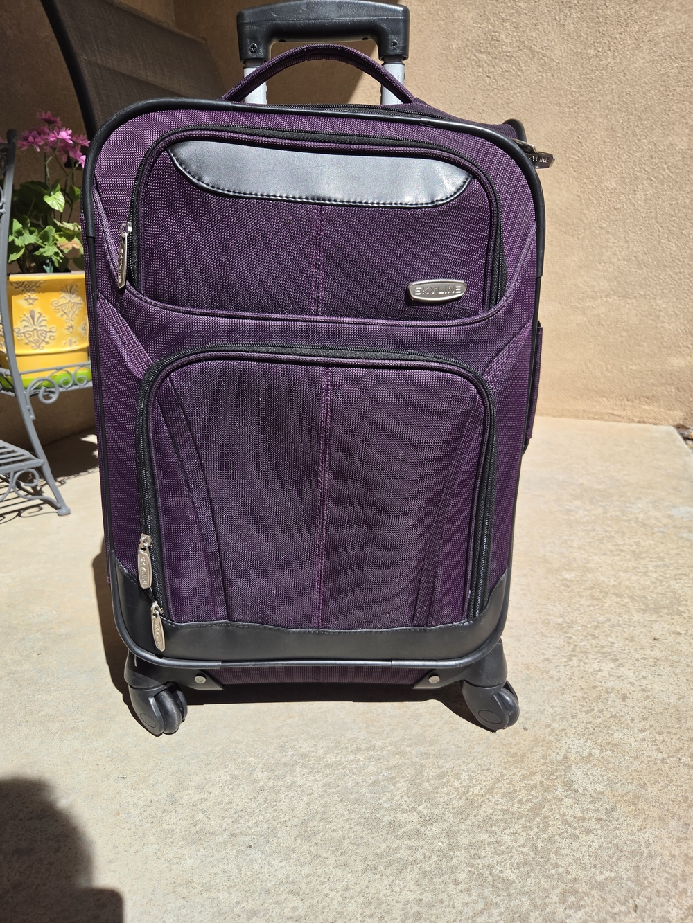 Travel Spinner Carry-On Bag - Purple by SKYLINE